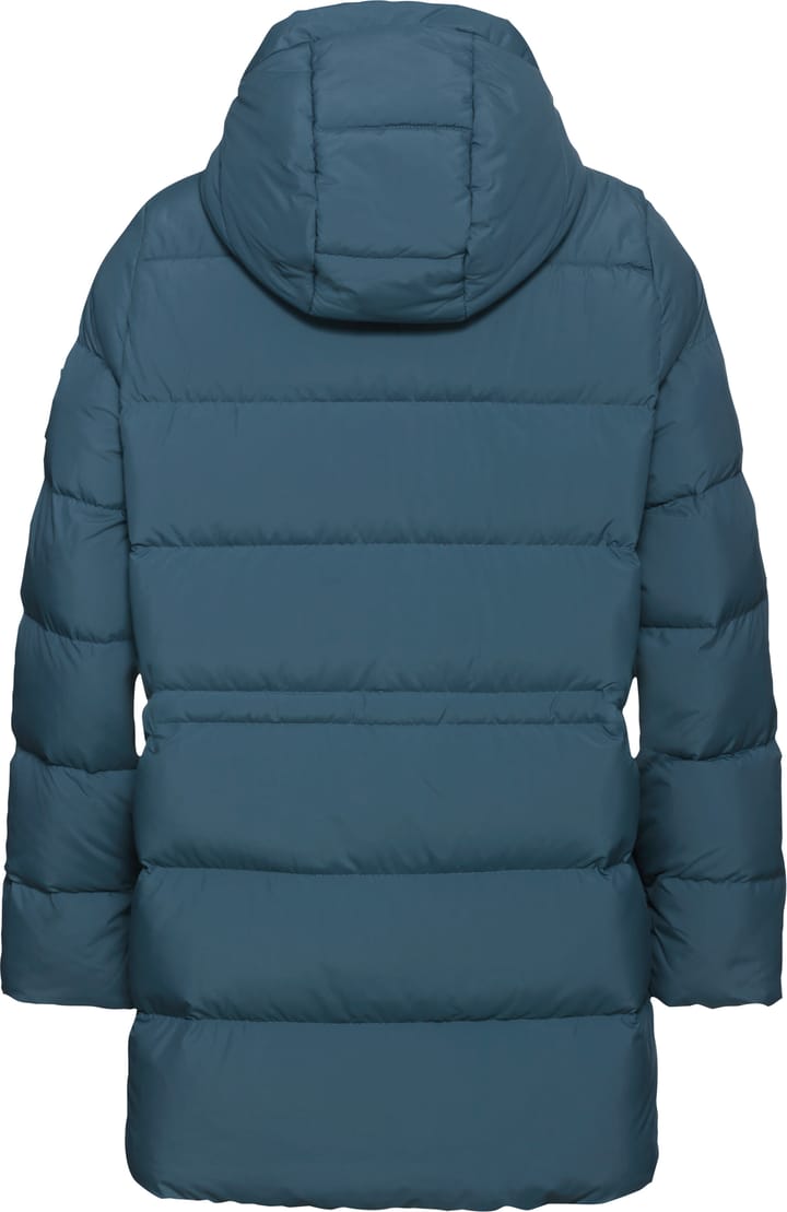 Jack Wolfskin Women's Frozen Palace Long Jacket Rds Aluminium Blue Jack Wolfskin
