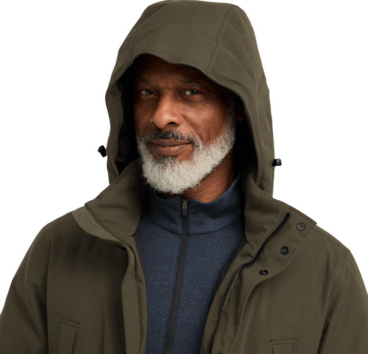 Jack Wolfskin Men's Canyon Shield Parka Obsidian Moss Jack Wolfskin