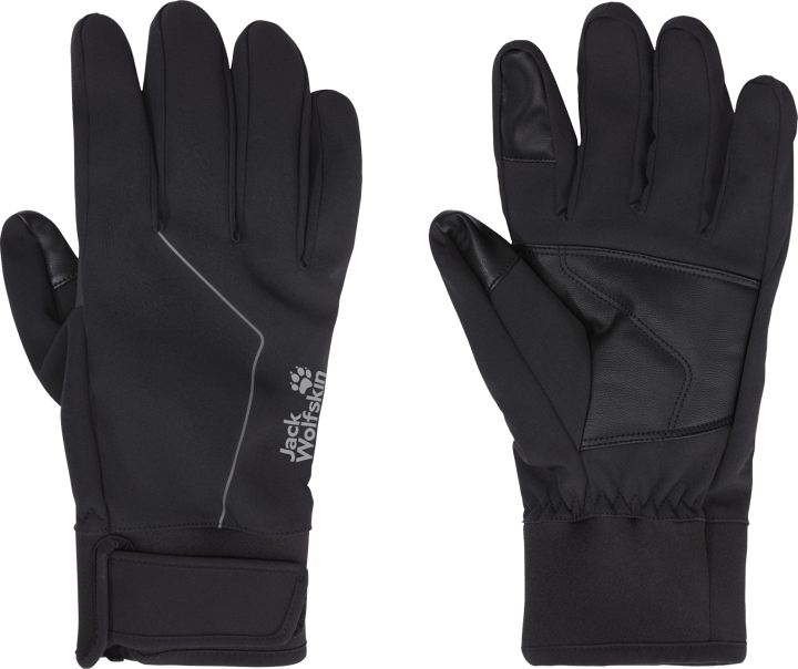 Jack Wolfskin Reflective Winter Glove Black Jack Wolfskin