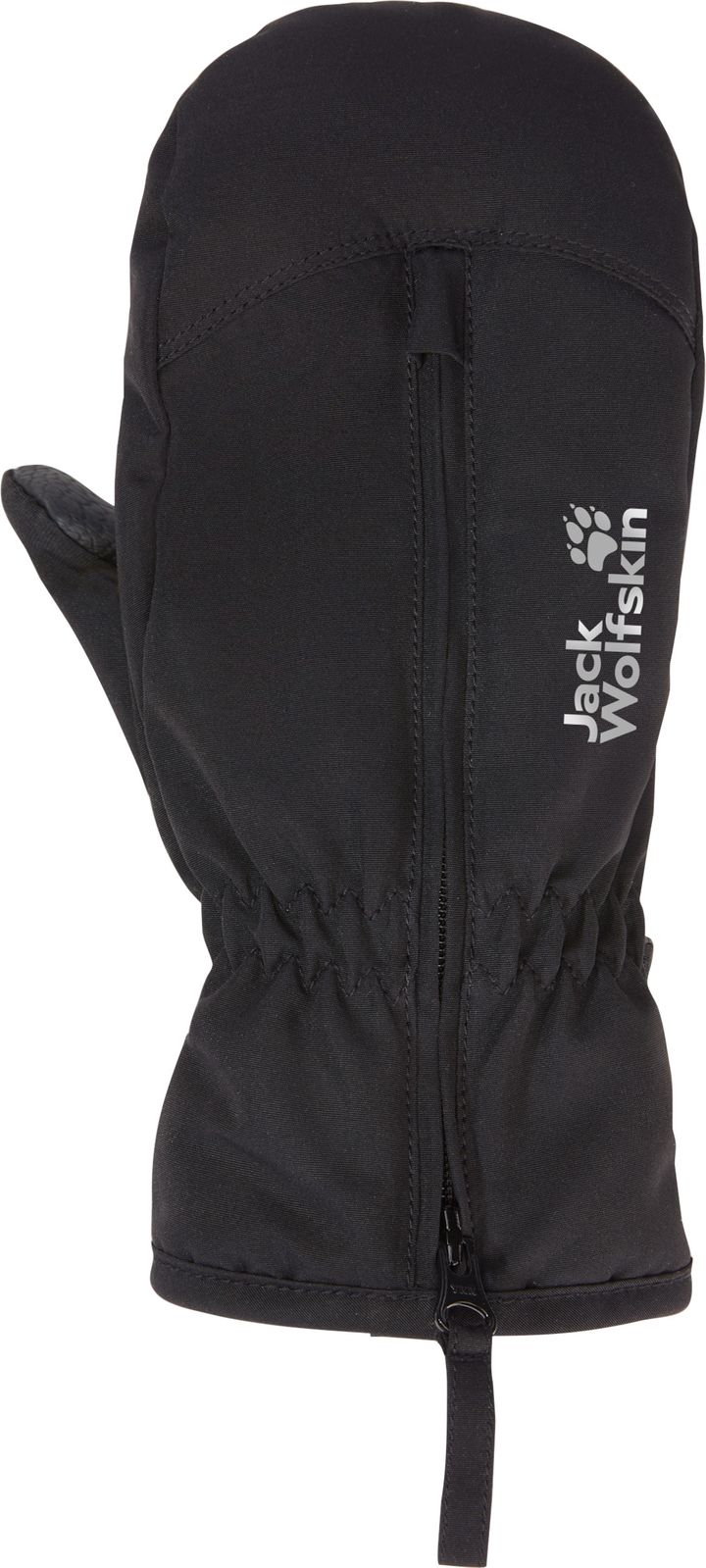 Jack Wolfskin Kid's Easy Zip Mitten Black Jack Wolfskin Jack Wolfskin Kid's Easy Zip Mitten Black Jack Wolfskin