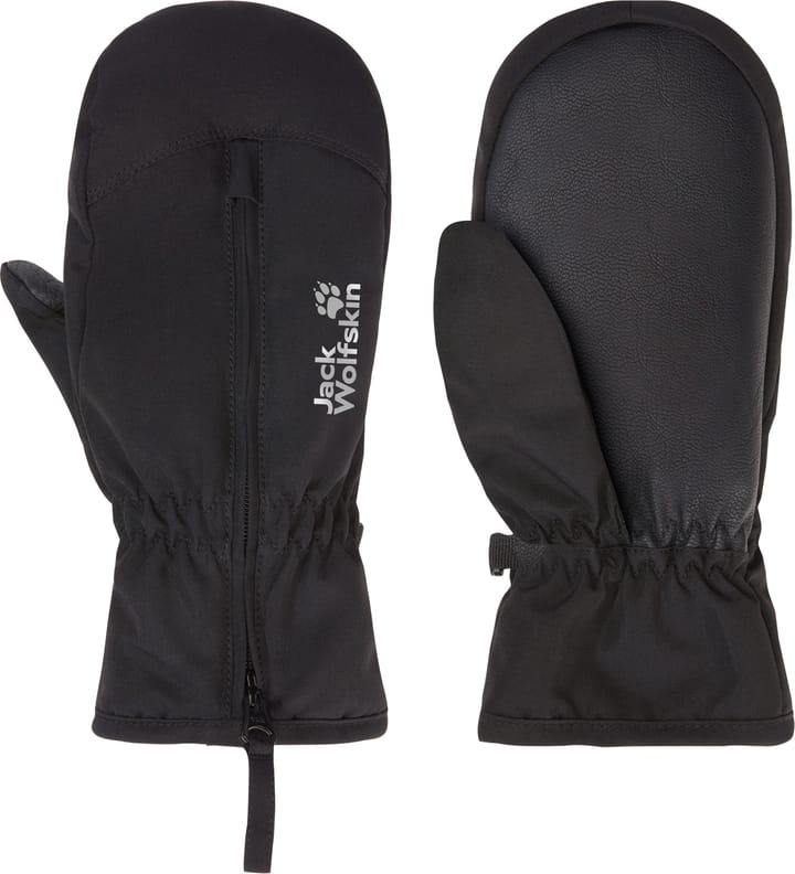 Jack Wolfskin Kid's Easy Zip Mitten Black Jack Wolfskin Jack Wolfskin Kid's Easy Zip Mitten Black Jack Wolfskin