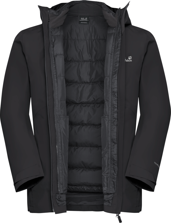 Jack Wolfskin Men's Icecape 3in1 Down Jacket Black Jack Wolfskin