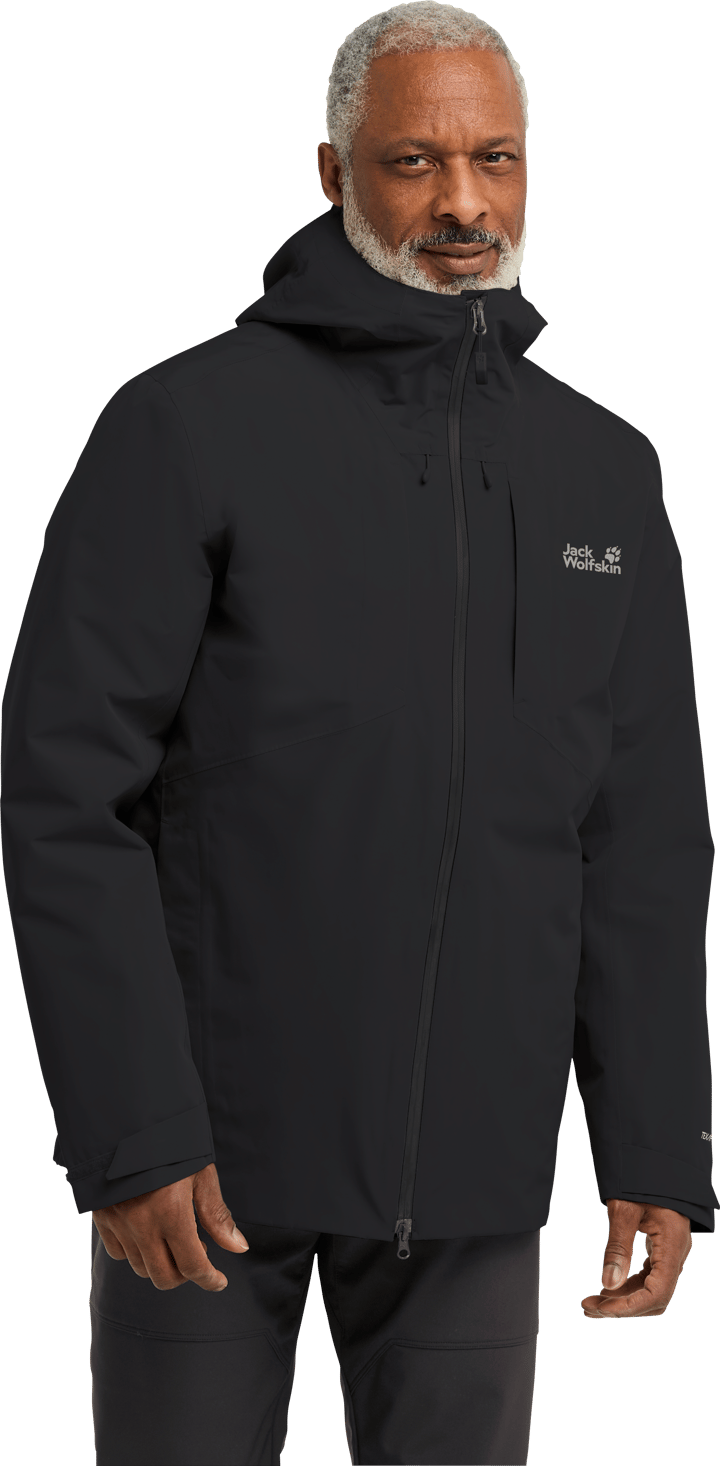 Jack Wolfskin Men's Icecape 3in1 Down Jacket Black Jack Wolfskin