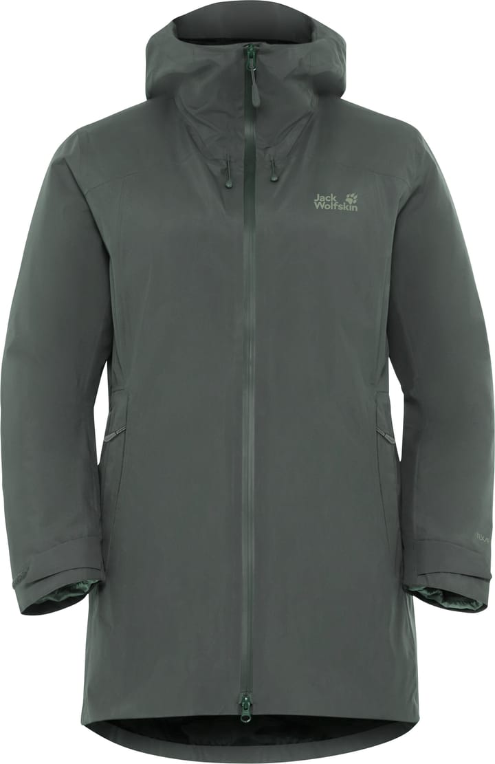 Jack Wolfskin Women's Icecape 3in1 Down Jacket Rds Slate Green Jack Wolfskin Jack Wolfskin Women's Icecape 3in1 Down Jacket Rds Slate Green Jack Wolfskin