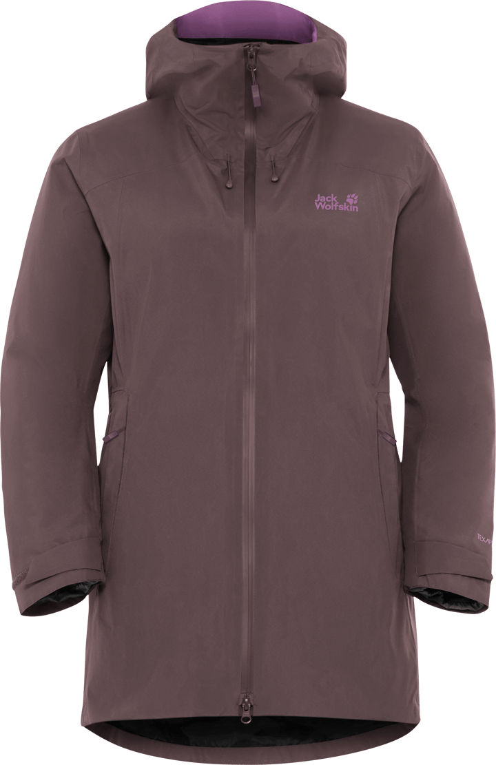 Jack Wolfskin Women's Icecape 3in1 Down Jacket Rds Sheer Plum Jack Wolfskin