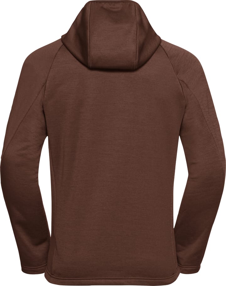 Jack Wolfskin Men's Peak District Hooded Full Zip Hot Choc Jack Wolfskin