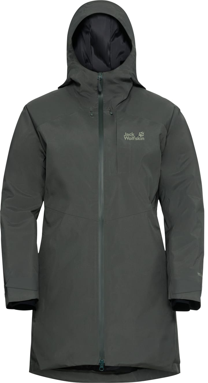 Jack Wolfskin Women's Icecape 2l Down Ins Jacket Rds Slate Green Jack Wolfskin