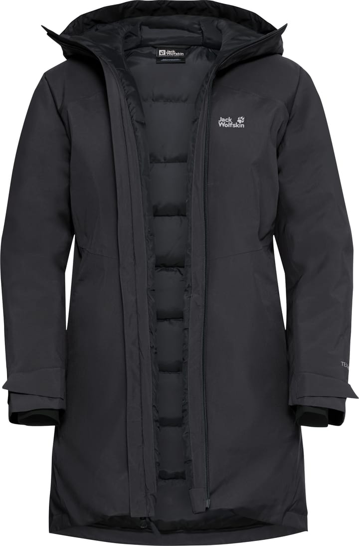 Jack Wolfskin Women's Icecape 2l Down Ins Jacket Rds Black Jack Wolfskin