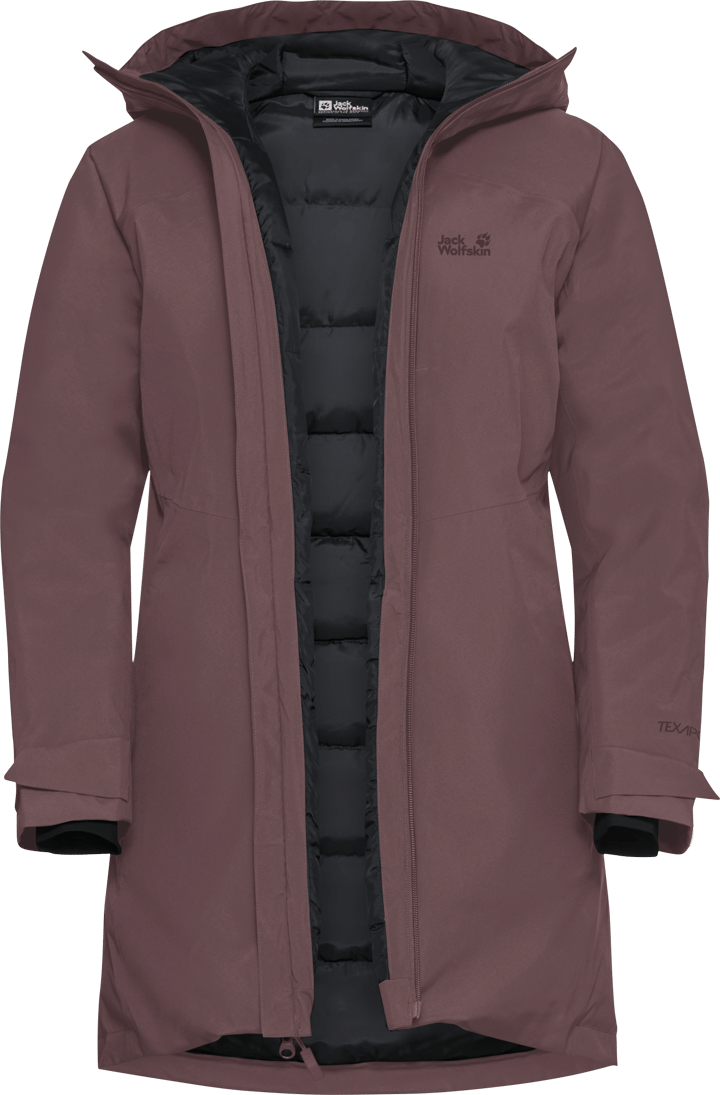 Jack Wolfskin Women's Icecape 2l Down Ins Jacket Rds Sheer Plum Jack Wolfskin