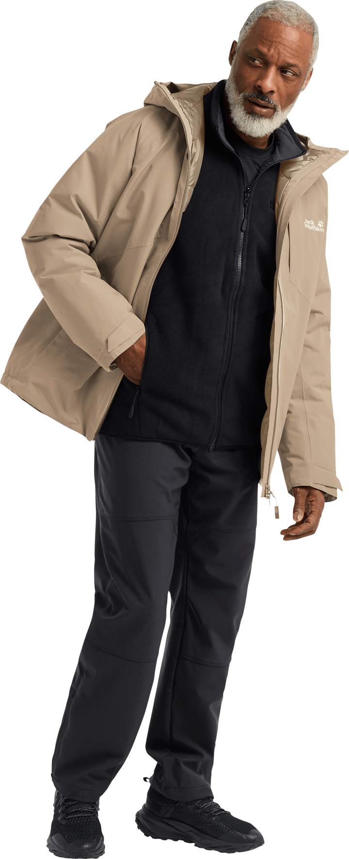 Jack Wolfskin Men's Icecape 2l Down Ins Jacket Rds Hazel Wood Jack Wolfskin