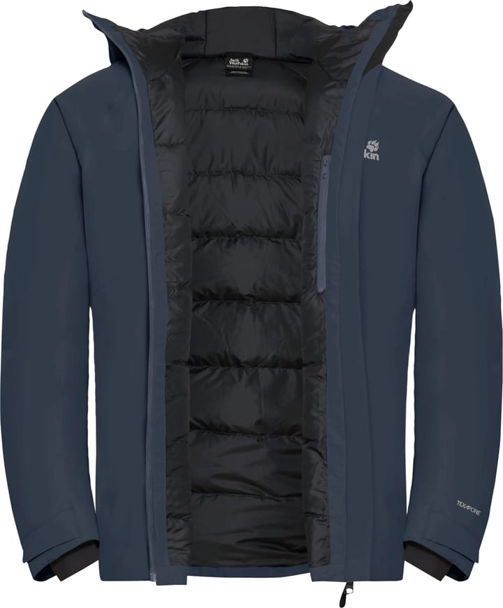 Jack Wolfskin Men's Icecape 2l Down Ins Jacket Rds Midnight Sky Jack Wolfskin