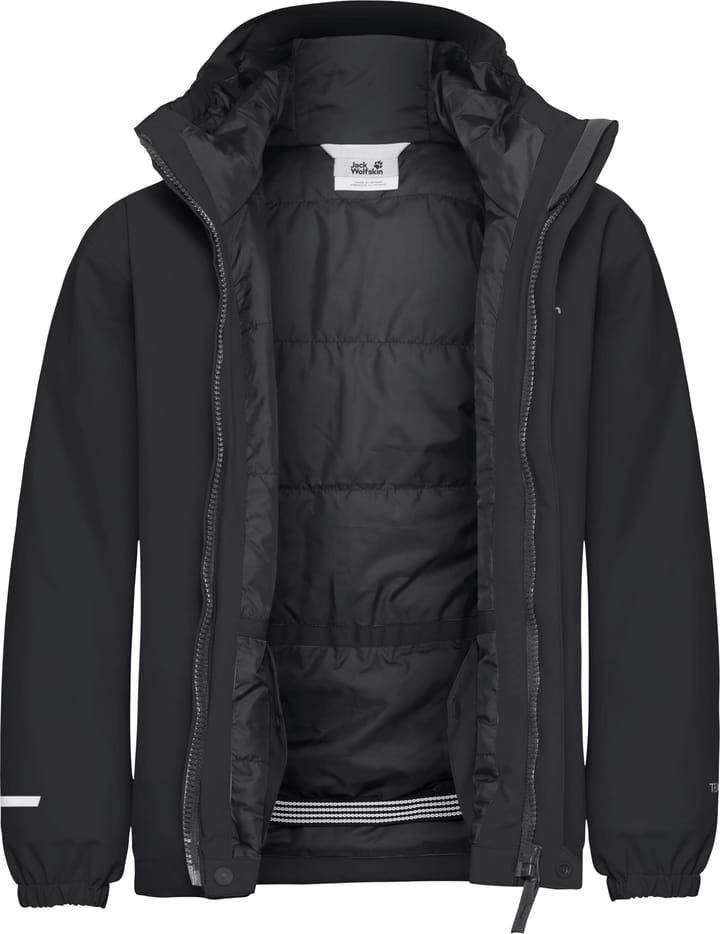 Jack Wolfskin Kid's Flowline Ski Jacket Black Jack Wolfskin