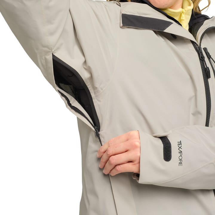 Jack Wolfskin Women's Flowline 3in1 Jacket Pale Sand Jack Wolfskin