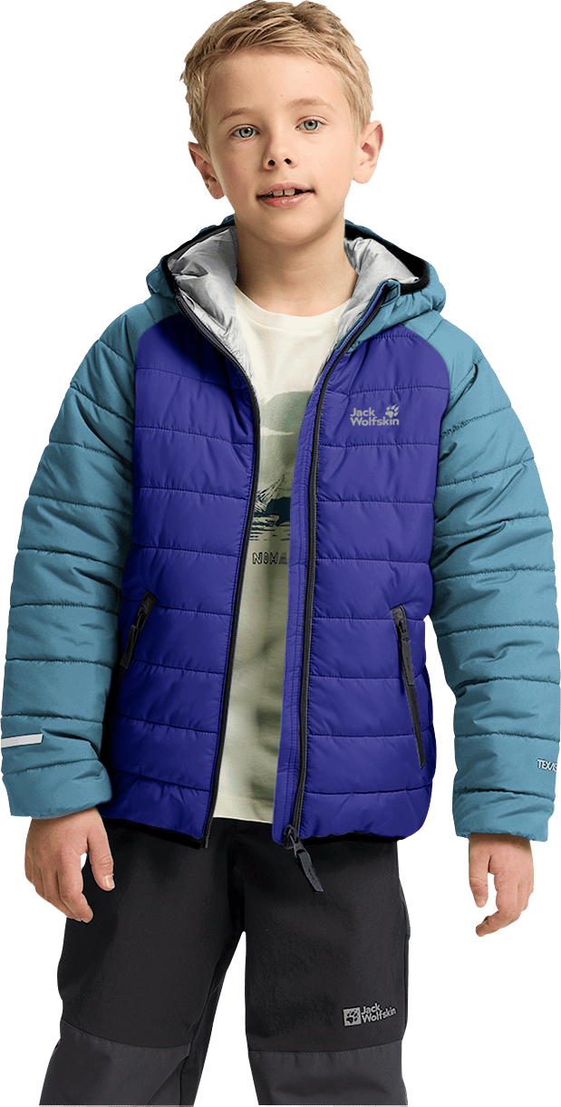 Jack Wolfskin Kids' Zenon Jacket Glow Ink Jack Wolfskin