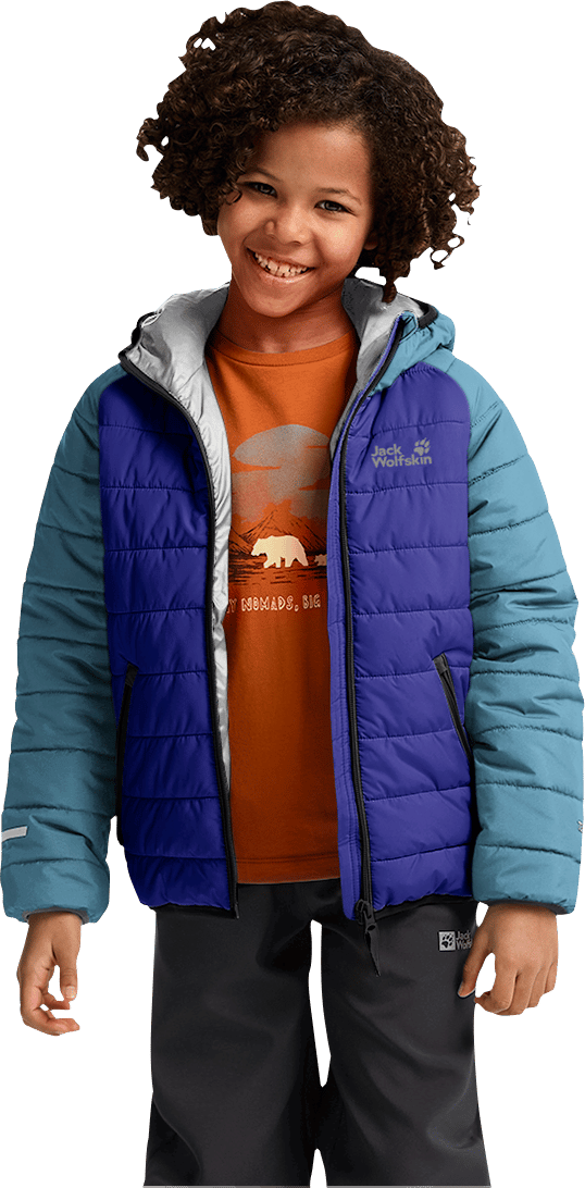 Jack Wolfskin Kids' Zenon Jacket Glow Ink Jack Wolfskin