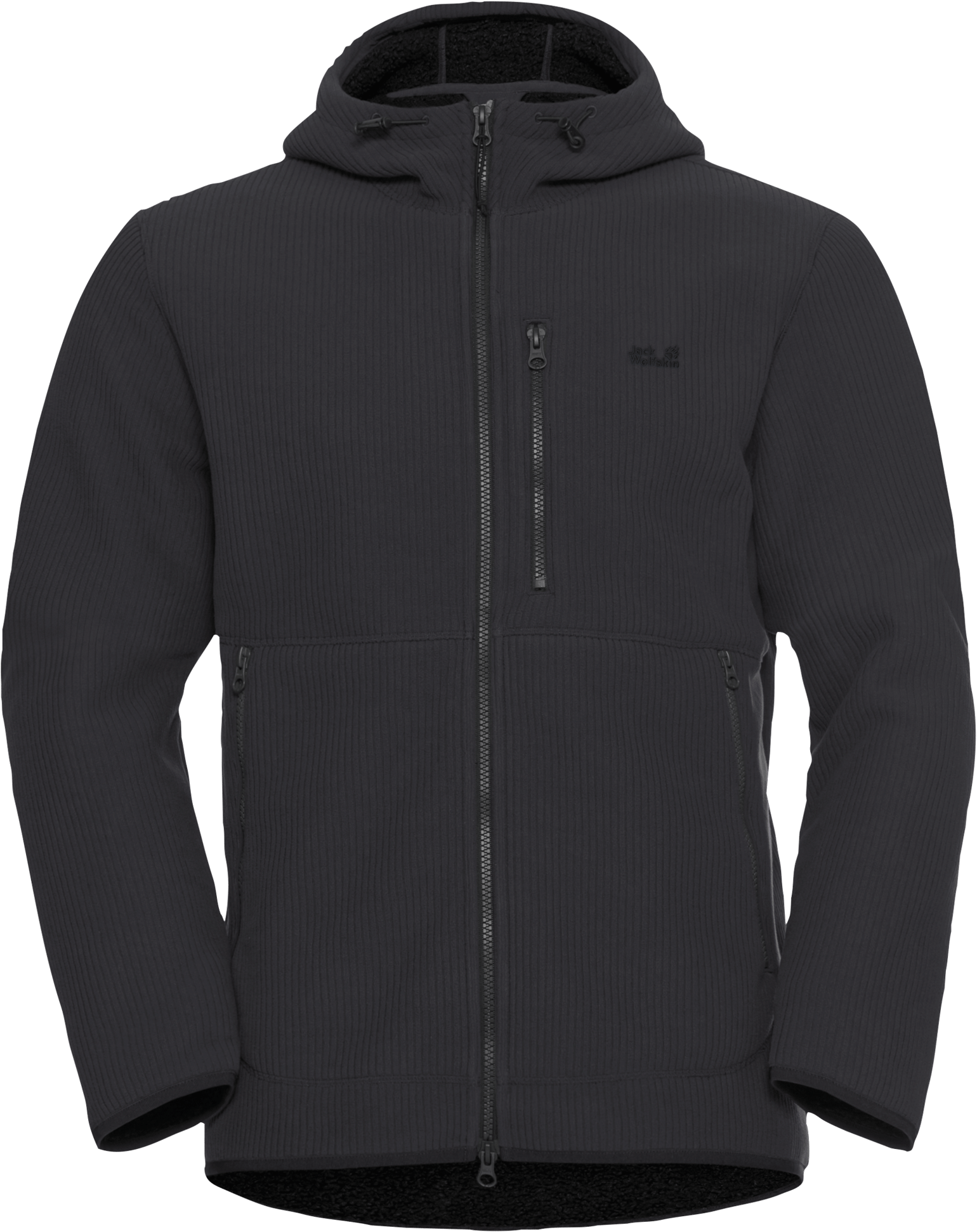 Jack Wolfskin Men's Lake Ridge Hooded Jacket Black