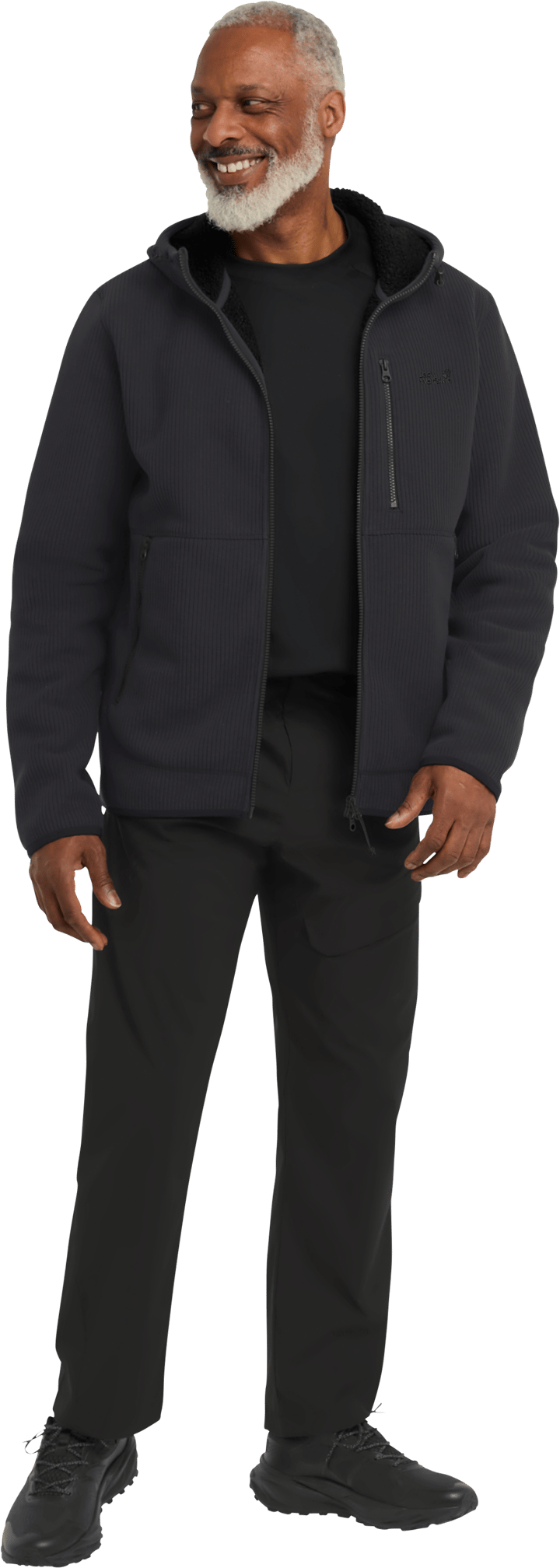 Jack Wolfskin Men's Lake Ridge Hooded Jacket Black Jack Wolfskin