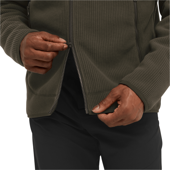 Jack Wolfskin Men's Lake Ridge Hooded Jacket Obsidian Moss Jack Wolfskin
