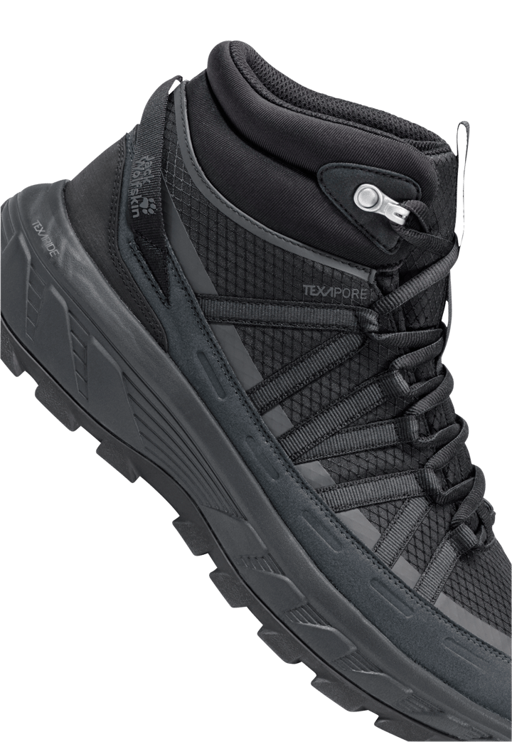 Jack Wolfskin Men's Wild Hike Texapore Mid Black Jack Wolfskin