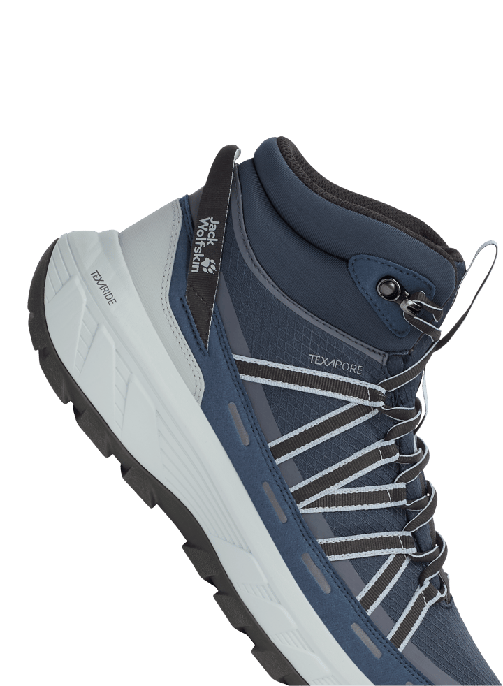 Jack Wolfskin Men's Wild Hike Texapore Mid Midnight Sky Jack Wolfskin