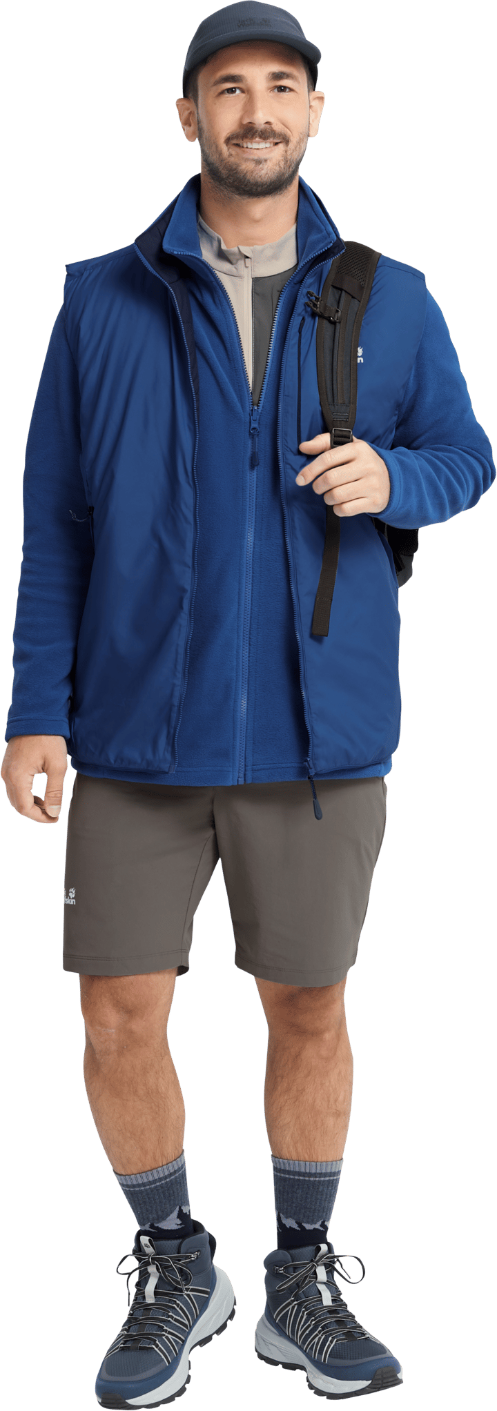 Jack Wolfskin Men's Wild Hike Texapore Mid Midnight Sky Jack Wolfskin