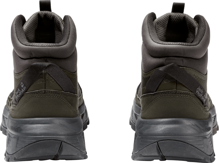 Jack Wolfskin Men's Wild Hike Texapore Mid Obsidian Moss Jack Wolfskin