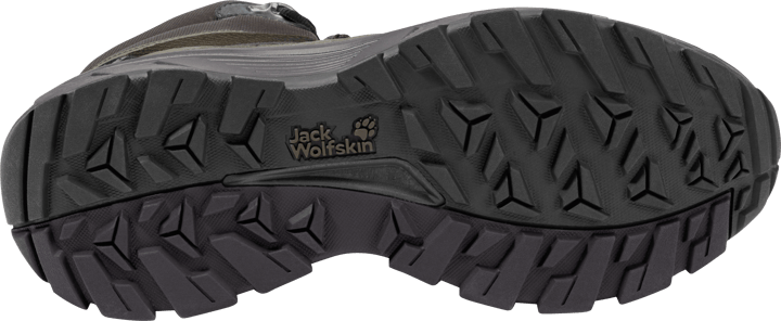 Jack Wolfskin Men's Wild Hike Texapore Mid Obsidian Moss Jack Wolfskin