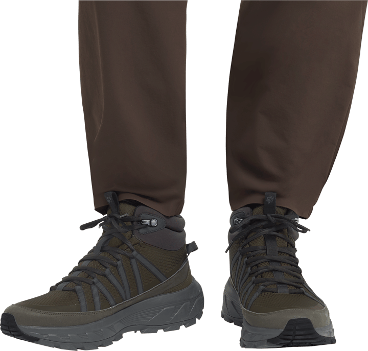 Jack Wolfskin Men's Wild Hike Texapore Mid Obsidian Moss Jack Wolfskin