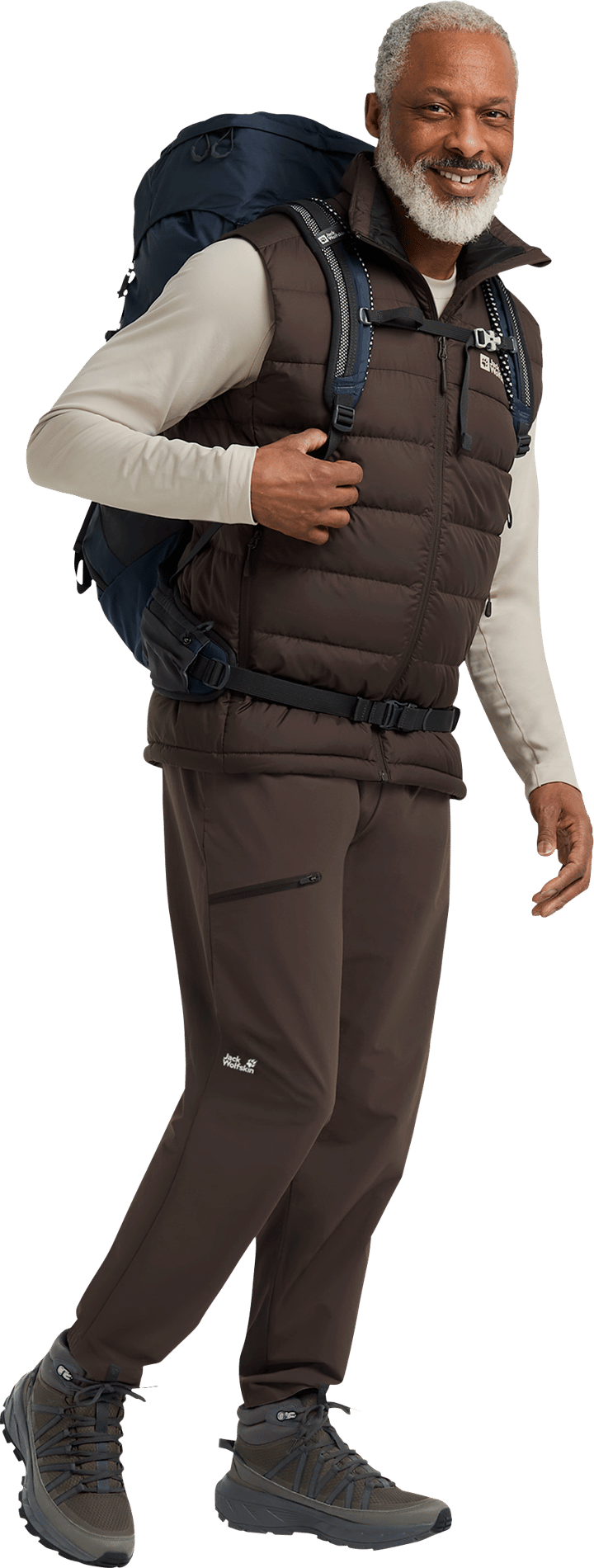 Jack Wolfskin Men's Wild Hike Texapore Mid Obsidian Moss Jack Wolfskin