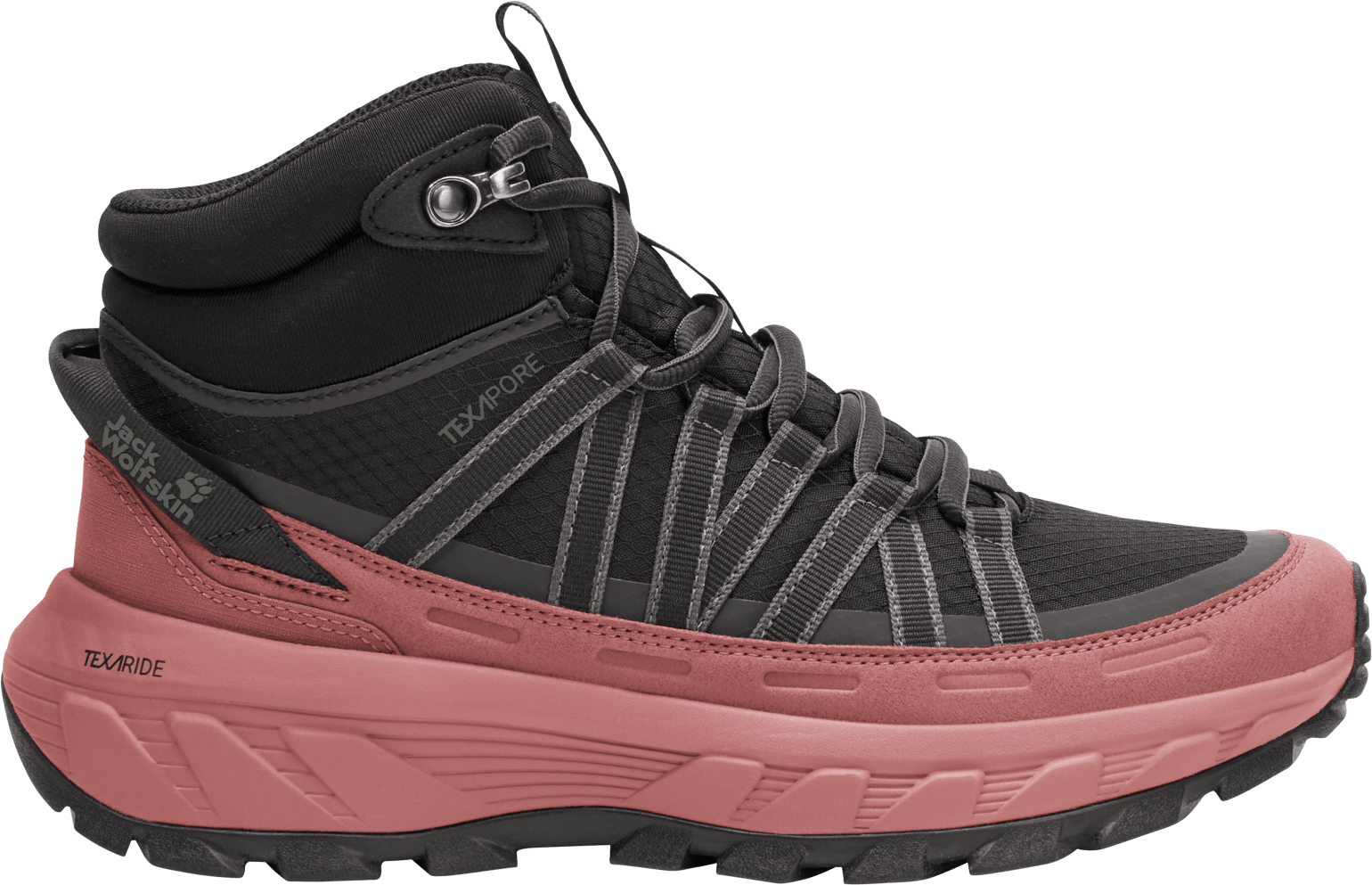 Jack Wolfskin Women's Wild Hike Texapore Mid Mineral Red