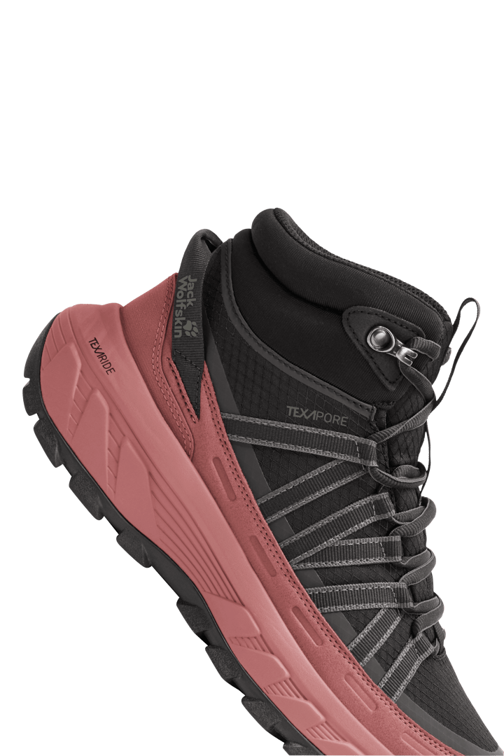 Jack Wolfskin Women's Wild Hike Texapore Mid Mineral Red Jack Wolfskin