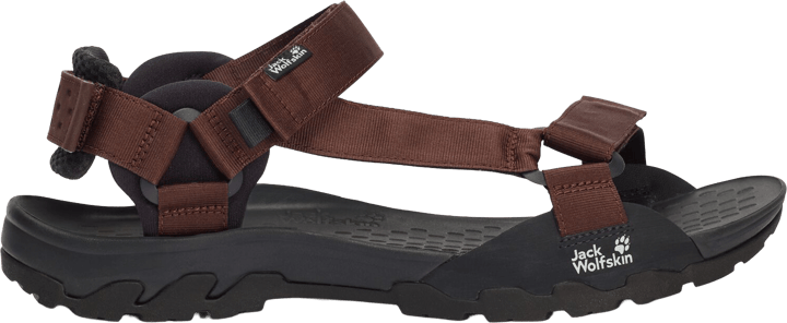 Jack Wolfskin Men's Ridge Sandal Dark Mahogany Jack Wolfskin