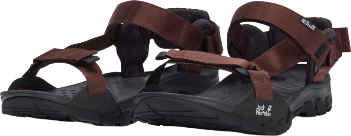 Jack Wolfskin Men's Ridge Sandal Dark Mahogany Jack Wolfskin