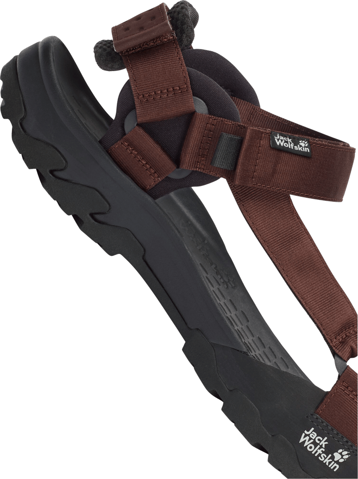 Jack Wolfskin Men's Ridge Sandal Dark Mahogany Jack Wolfskin