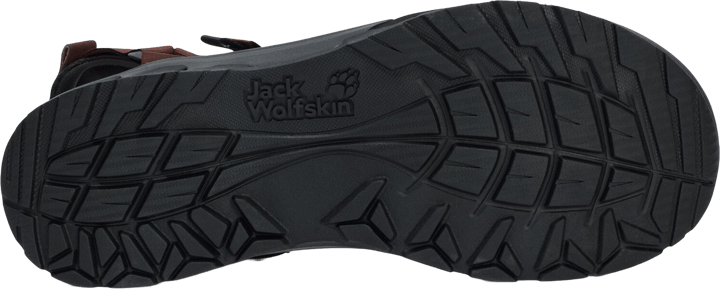 Jack Wolfskin Men's Ridge Sandal Dark Mahogany Jack Wolfskin