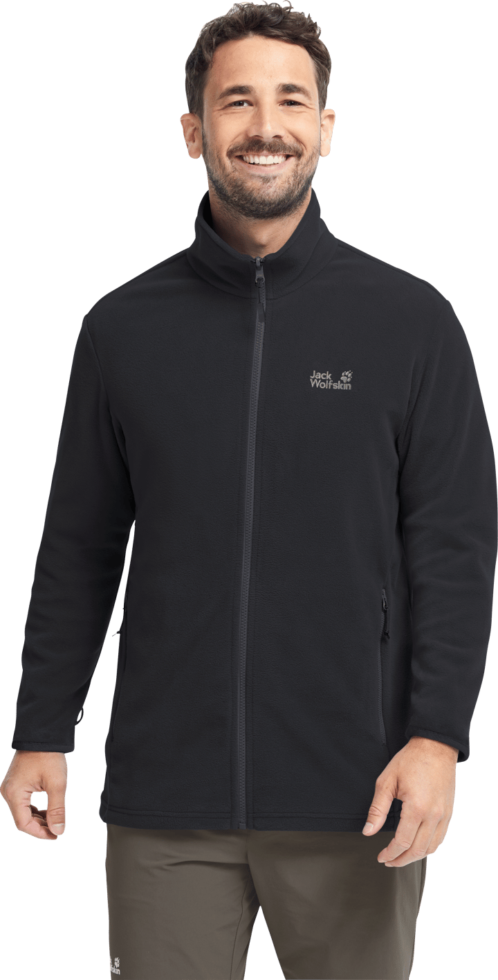 Jack Wolfskin Men's Taunus 100 Full Zip  Black Jack Wolfskin