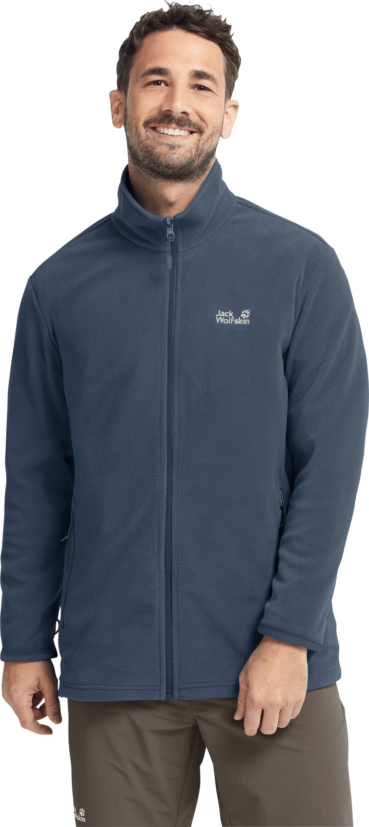 Jack Wolfskin Men's Taunus 100 Full Zip  Midnight Sky Jack Wolfskin