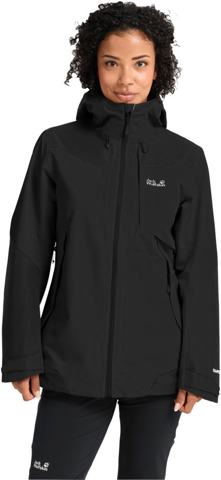 Jack Wolfskin Women's Flextrail 2L Jacket Black Jack Wolfskin