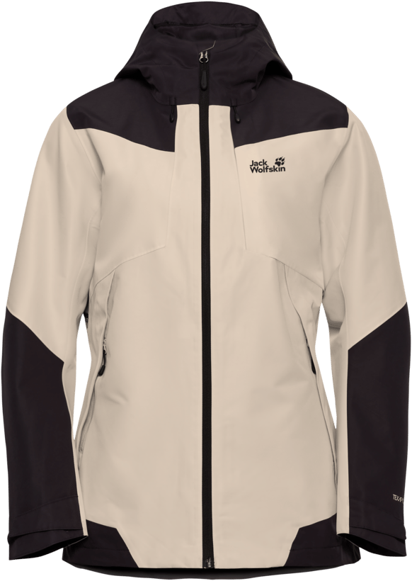 Jack Wolfskin Women's Flextrail 2L Jacket Oyster Jack Wolfskin
