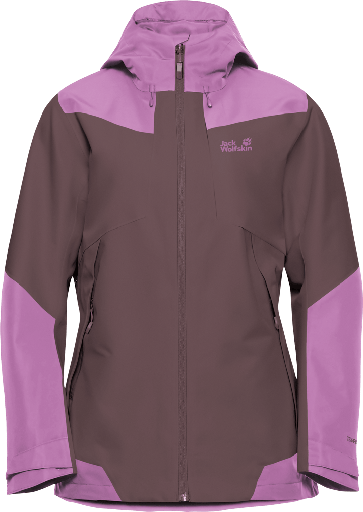Jack Wolfskin Women's Flextrail 2L Jacket Sheer Plum Jack Wolfskin