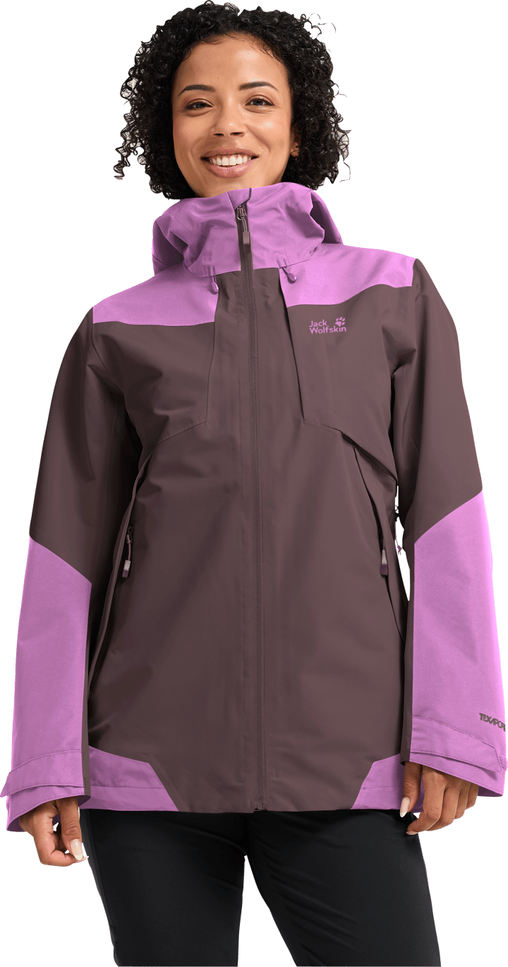 Jack Wolfskin Women's Flextrail 2L Jacket Sheer Plum Jack Wolfskin