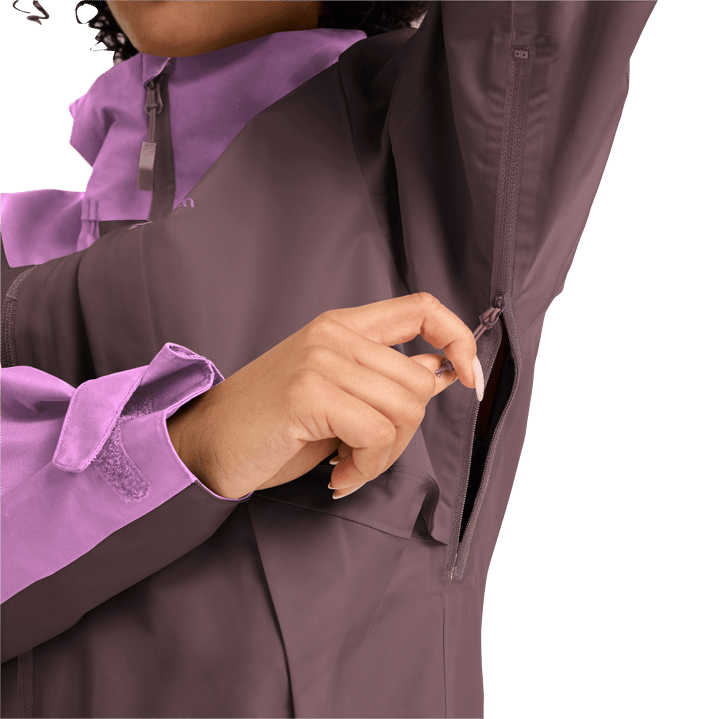 Jack Wolfskin Women's Flextrail 2L Jacket Sheer Plum Jack Wolfskin