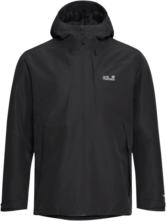 Jack Wolfskin Men's Flextrail 2L Jacket Black