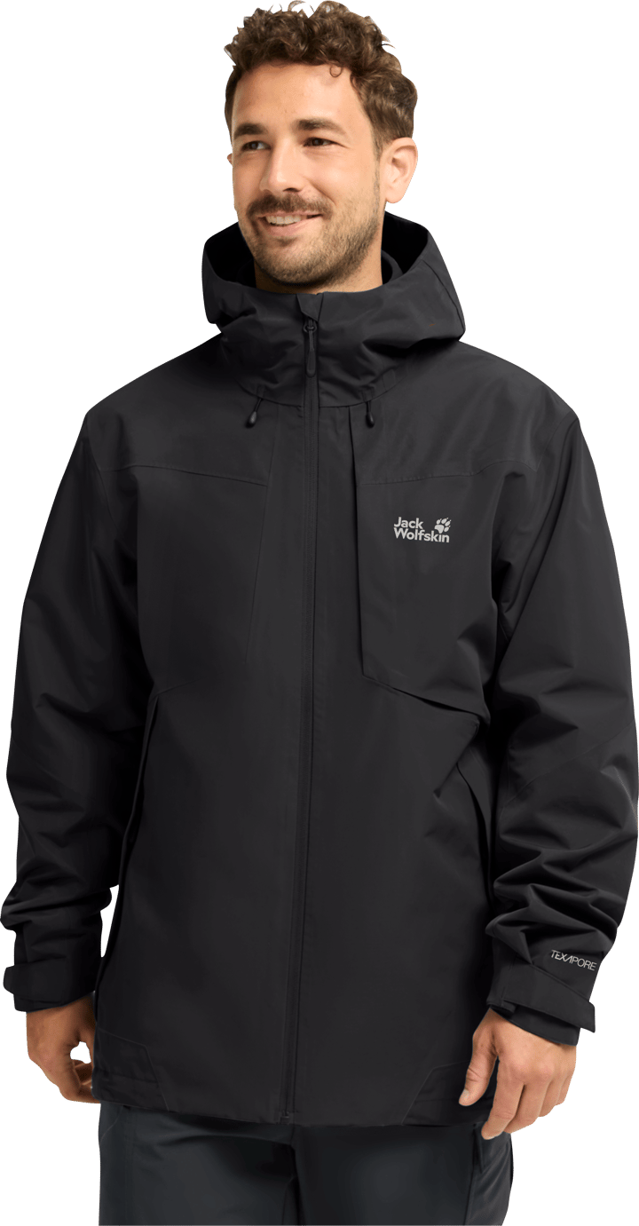 Jack Wolfskin Men's Flextrail 2L Jacket Black Jack Wolfskin