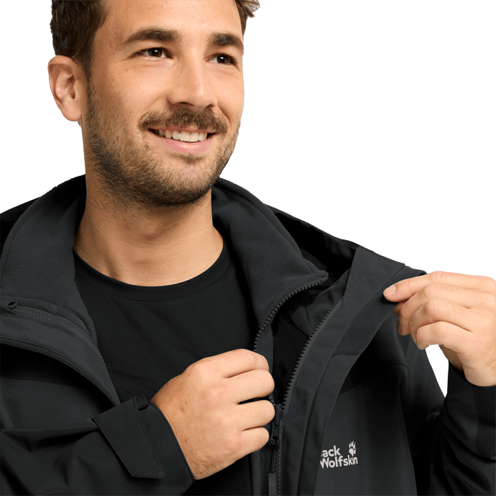 Jack Wolfskin Men's Flextrail 2L Jacket Phantom Jack Wolfskin