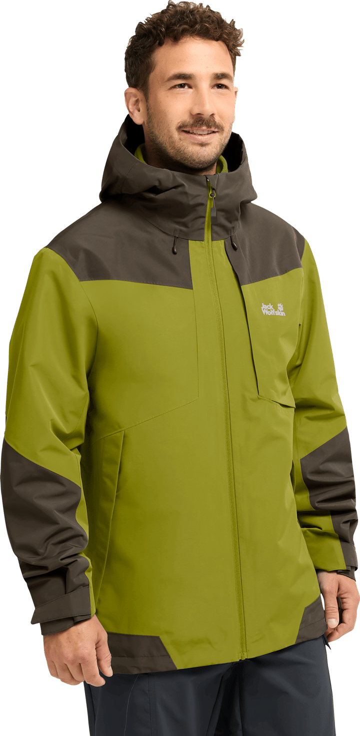Jack Wolfskin Men's Flextrail 2L Jacket Khaki Green Jack Wolfskin