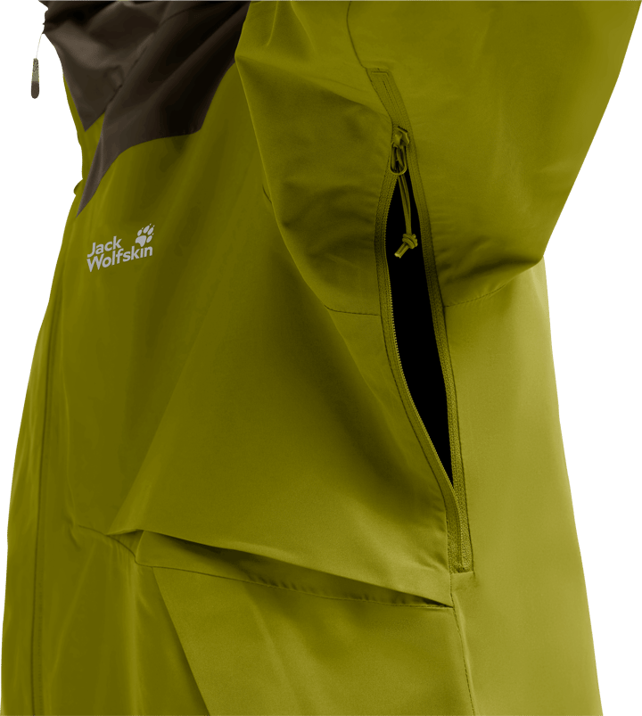 Jack Wolfskin Men's Flextrail 2L Jacket Khaki Green Jack Wolfskin
