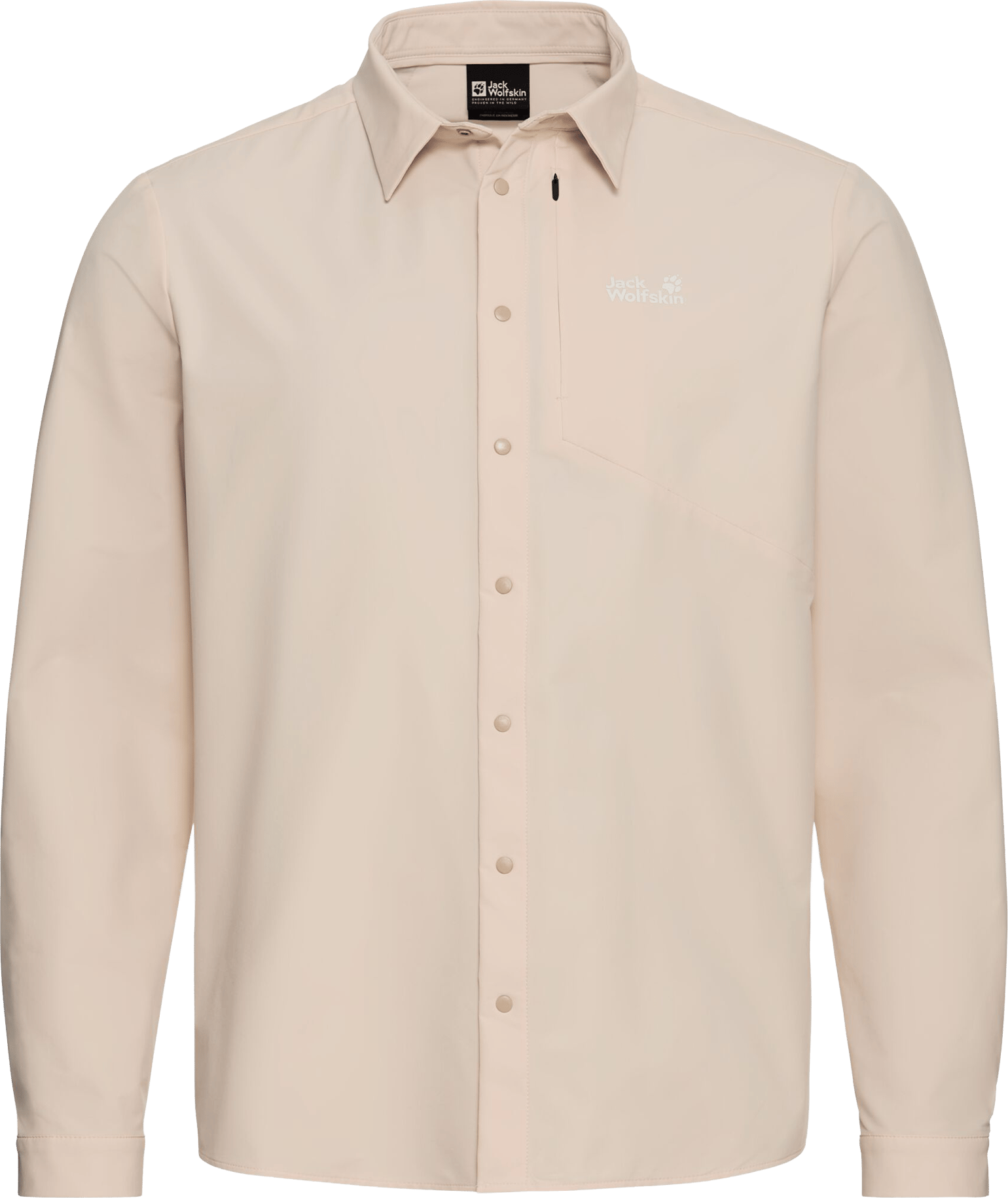 Jack Wolfskin Men's Prelight Suncool Ls Shirt Oyster