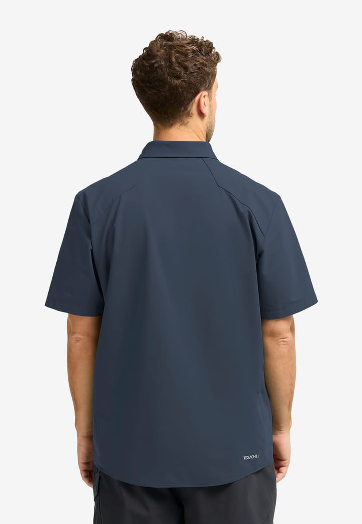 Jack Wolfskin Men's Prelight Suncool Shirt Midnight Sky Jack Wolfskin