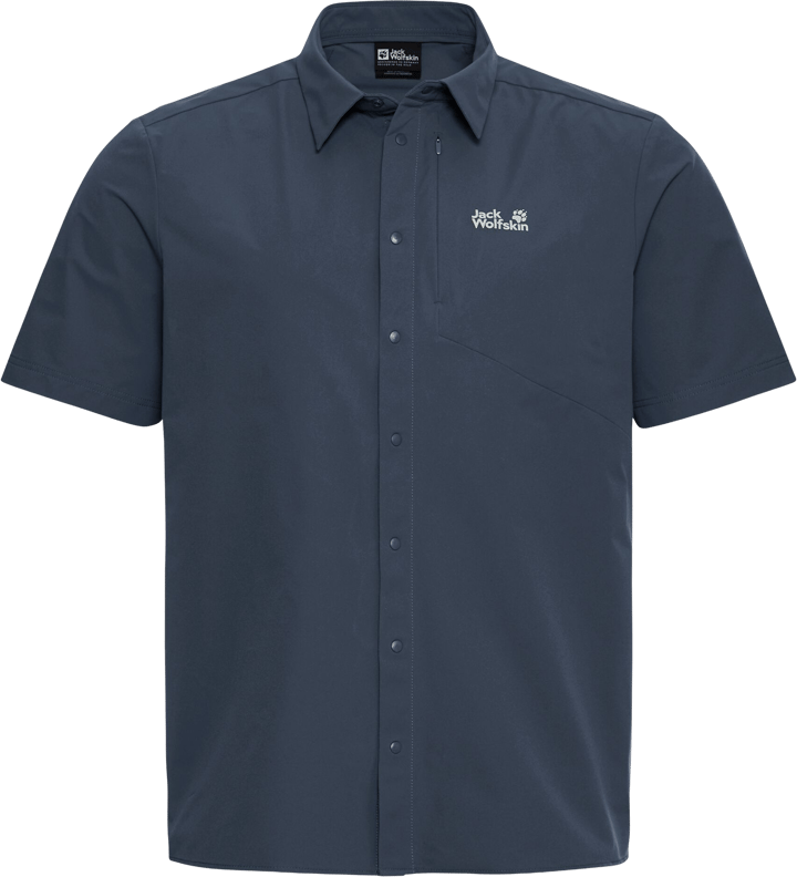 Jack Wolfskin Men's Prelight Suncool Shirt Midnight Sky Jack Wolfskin